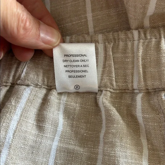 Gentle Fawn Finley Pant in Linen Stripe - Picture 8 of 10